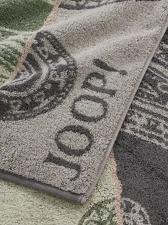 JOOP | Toalla de ducha 80x150cm CONTOUR PAISLY Oliva | dunkelgrün